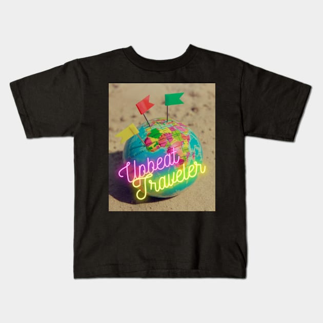 Upbeat Traveler TS Design 13 Kids T-Shirt by Upbeat Traveler